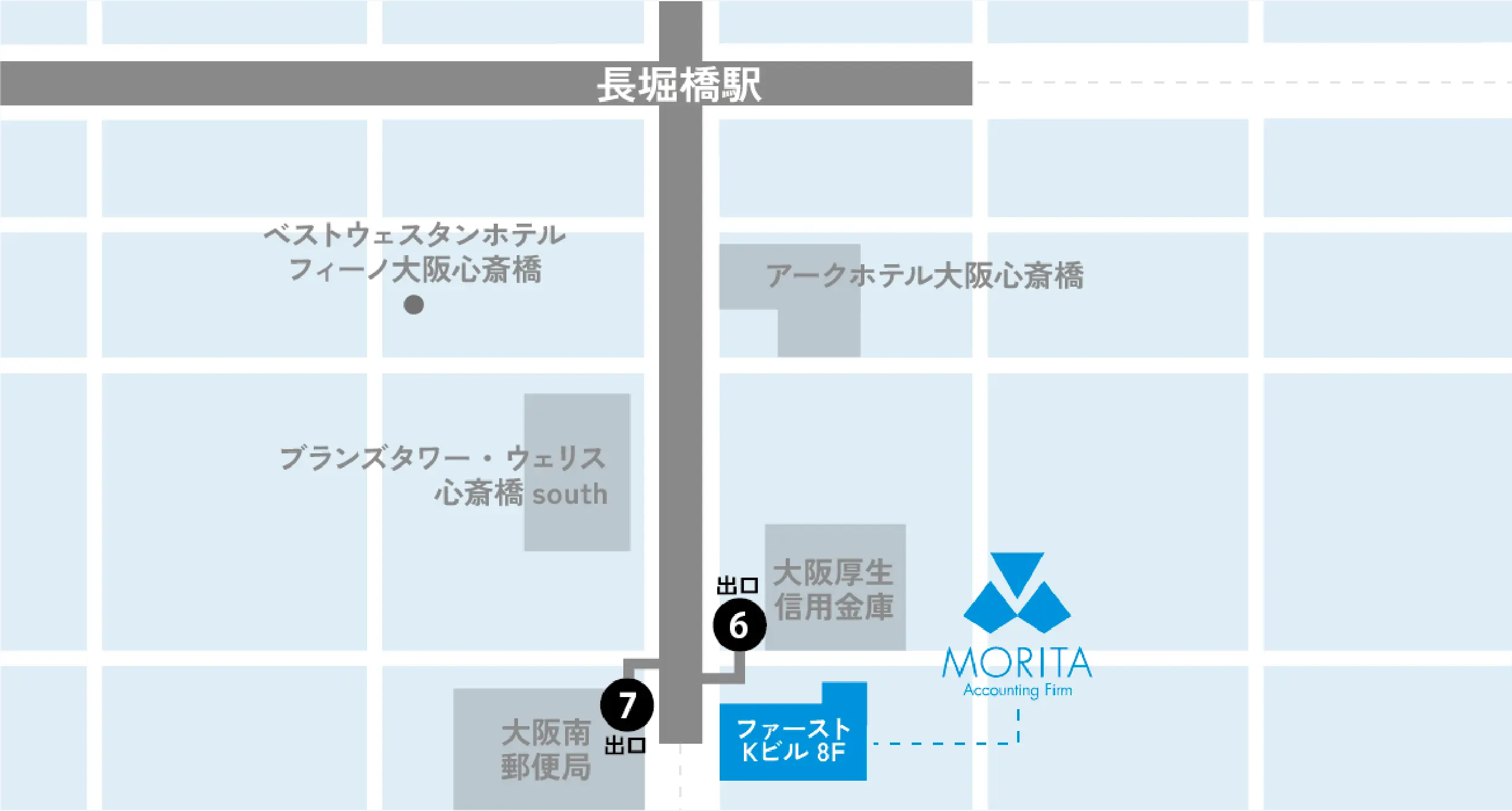 大阪支店地図